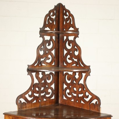 Louis Philippe Corner Cabinet Walnut 19th Century