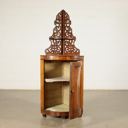 Louis Philippe Corner Cabinet Walnut 19th Century