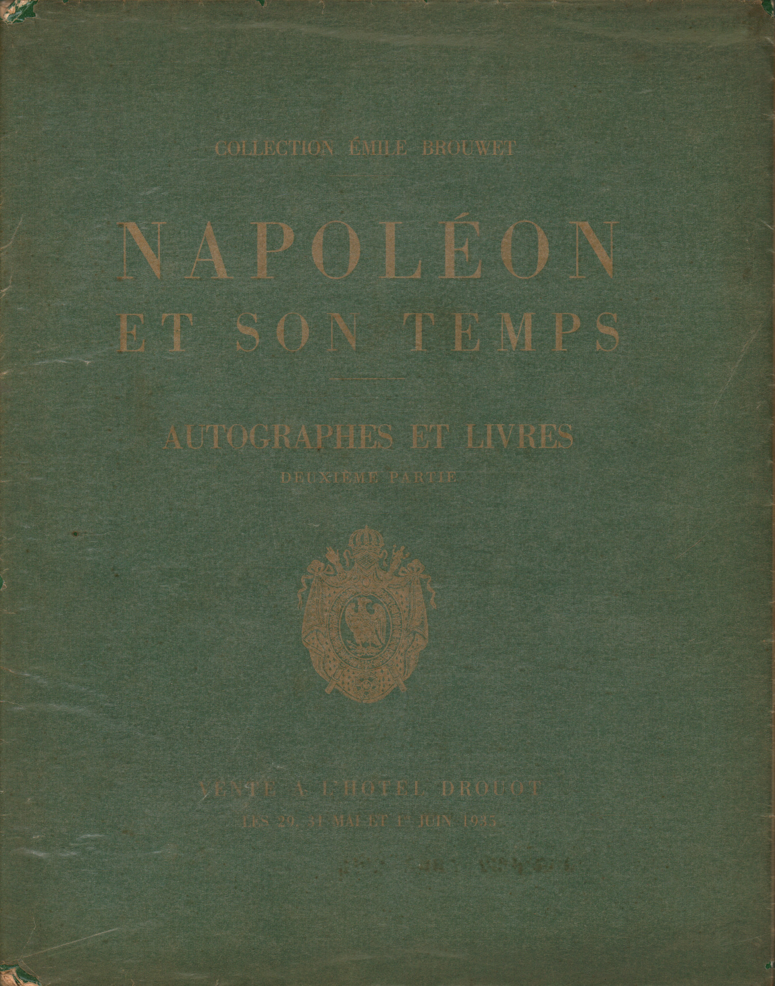 Napoléon et son temps. Catálogo de