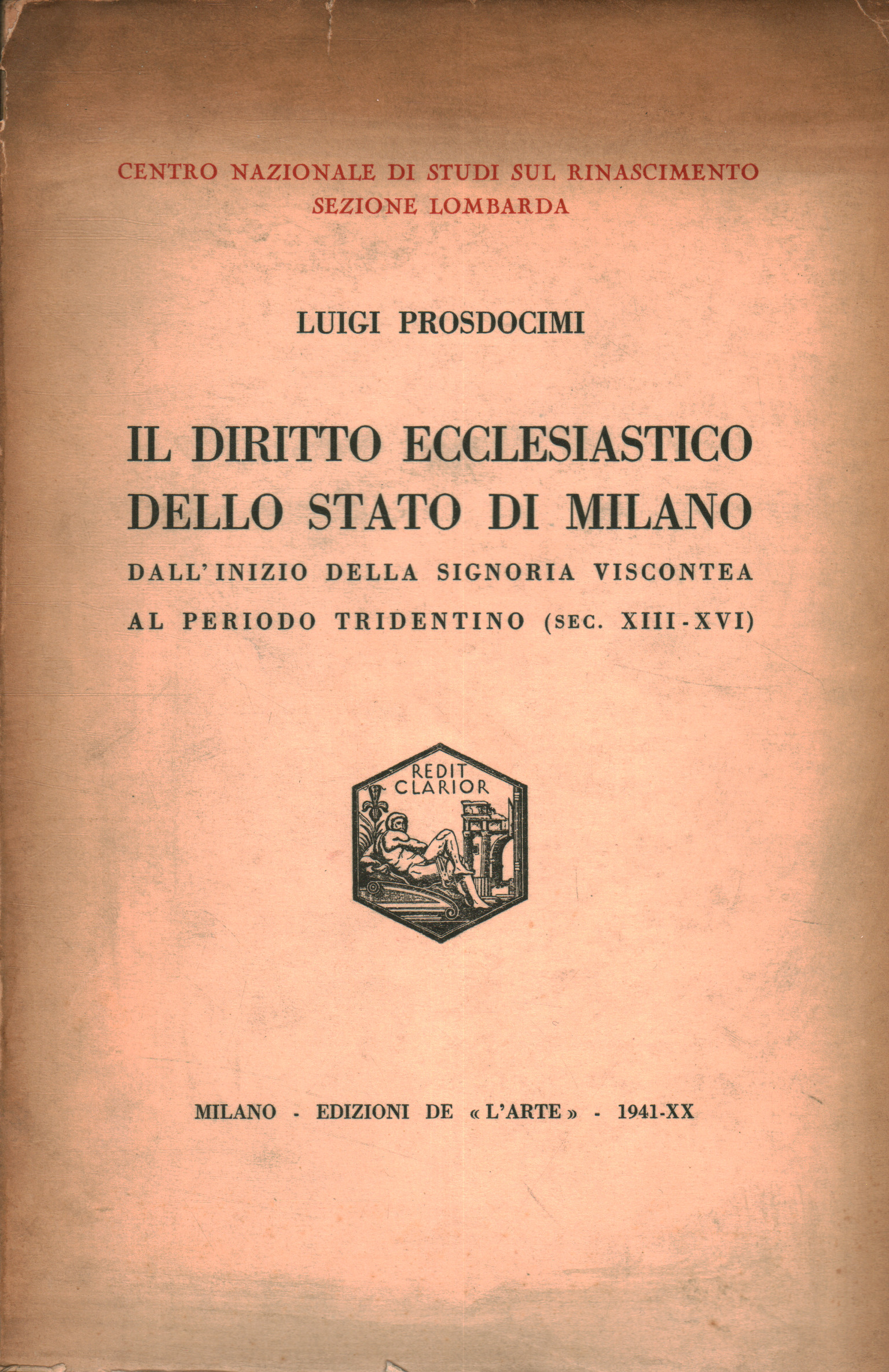 Il diritto ecclesiastico dello Stato di%,Il diritto ecclesiastico dello Stato di%