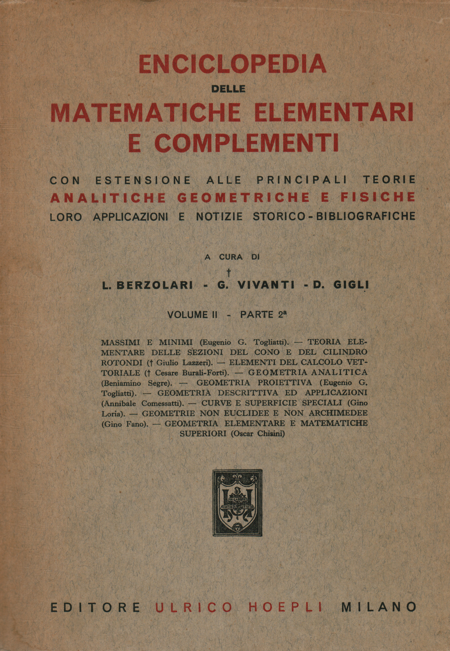 Enzyklopädie, Enzyklopädie der elementaren Mathematik.% 2