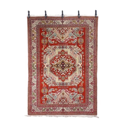 Tapis Shirvan Noeud Fin Laine Coton - Russie Années 1970-1980