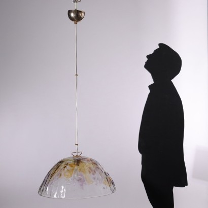 La Murrina Ceiling Lamp Blown Glass Italy 1980s