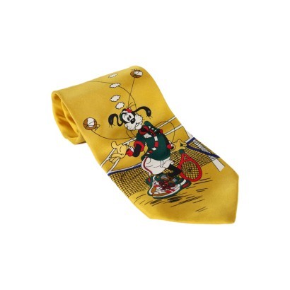 Tie Disney Goofy Silk Italy