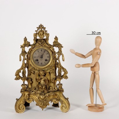 antique, horloge, horloge antique, horloge antique, horloge italienne antique, horloge antique, horloge néoclassique, horloge du 19ème siècle, horloge à pendule, horloge murale, horloge en bronze doré