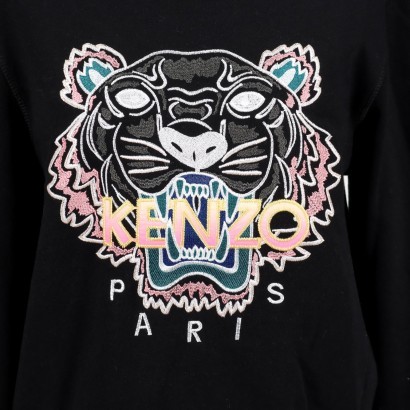 Kenzo, tigre kenzo, moda donna, kenzo felpa, secondhand,Felpa Tigre Kenzo