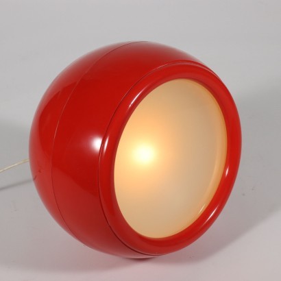 Lampe de Table Pallade par Tetrarch ABS Verre Italie 1970s