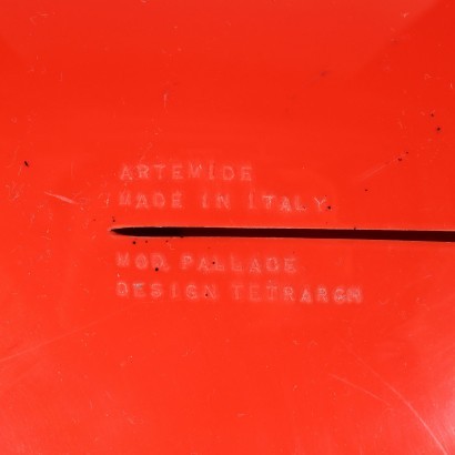 Tischlampe Pallade von Tetrarch ABS Italien 1970er