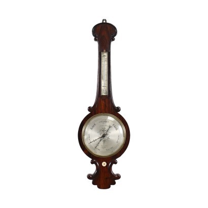 Barometer S. & B. Solomons Tannenholz Palisander Furnier UK '800