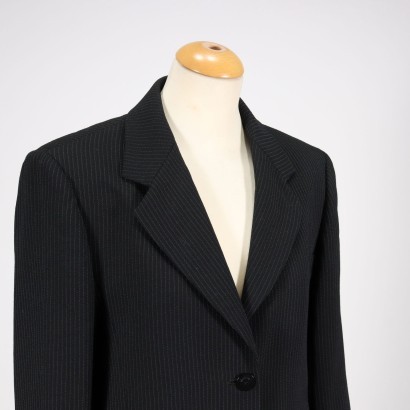 Pinstripe Suit Max Mara Viscosa Wool Italy