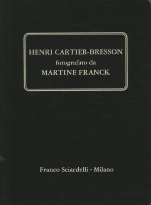 Henri Cartier-Bresson fotografato da Martine Franck