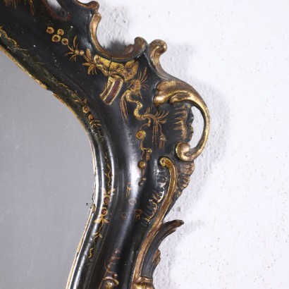 antiquités, miroir, miroir antique, miroir antique, miroir italien antique, miroir antique, miroir néoclassique, miroir du 19ème siècle - antiquités, cadre, cadre antique, cadre antique, cadre italien antique, cadre antique, cadre néoclassique, cadre 19ème siècle, Miroir de style chinoiserie