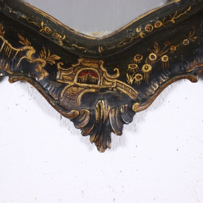 antiquités, miroir, miroir antique, miroir antique, miroir italien antique, miroir antique, miroir néoclassique, miroir du 19ème siècle - antiquités, cadre, cadre antique, cadre antique, cadre italien antique, cadre antique, cadre néoclassique, cadre 19ème siècle, Miroir de style chinoiserie