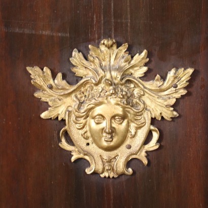 Bookcase Napoleon III Marble Brass France '800