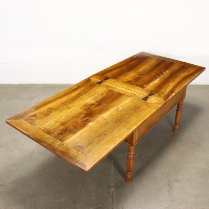 Book-Opening Table Walnut Poplar Italy \'800