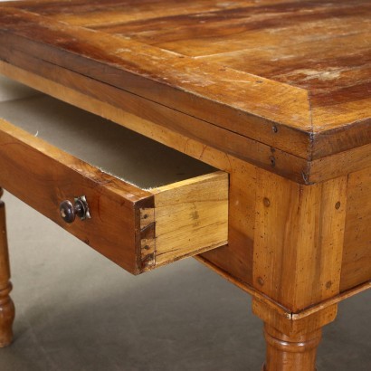 Book-Opening Table Walnut Poplar Italy \'800