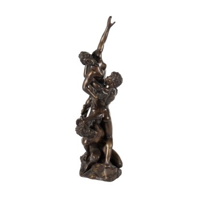 L\'Enlèvement des Sabines Sculpture en Bronze Italie \'900