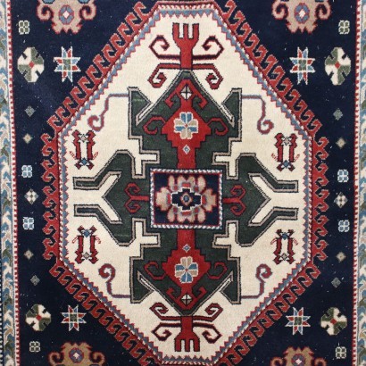 Tapis Kazak Laine Coton Perse Années 1990
