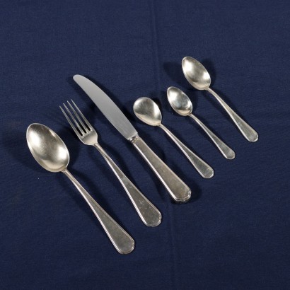 Silver Cutlery A. Cesa S. C. Italy 1940s-1950s