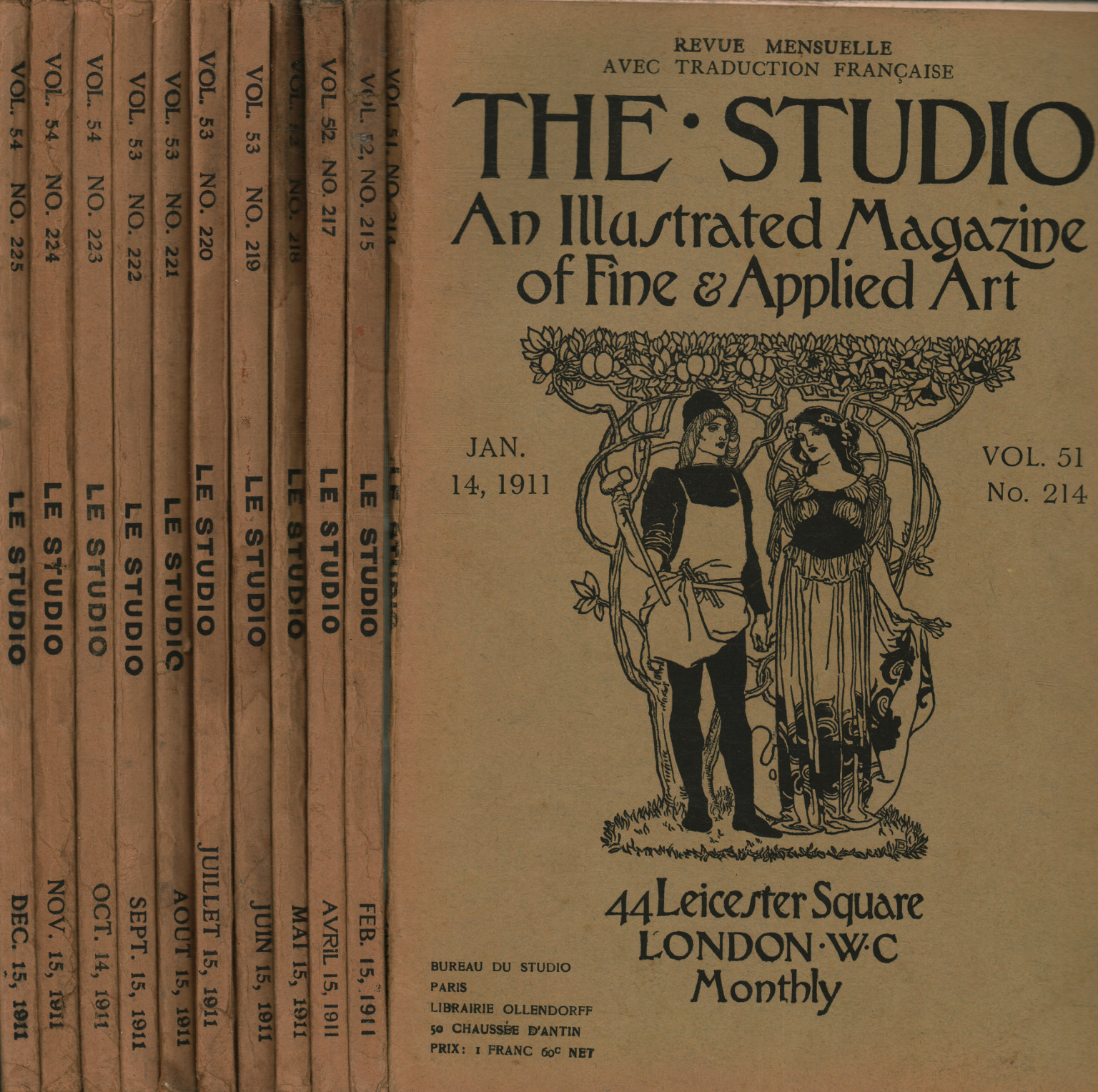 The Studio annata 1911 (11 fascicoli):%2,The Studio annata 1911 (11 fascicoli):%2