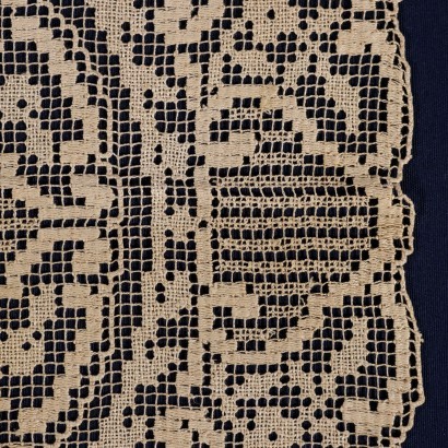 Square Filet Doily Cotton Italy '900