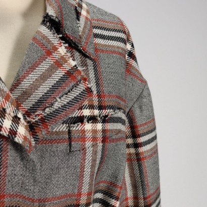 cappotto, capospalla, tartan, giacca, newyorkindustrie, new york industrie, pura lana,Cappotto Tartan Newyorkindustrie