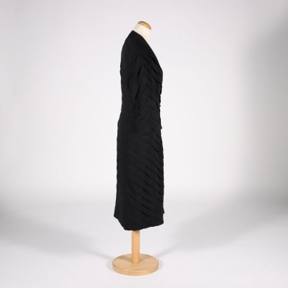 Vintage Kleid Seide Italien 1940er-1950er