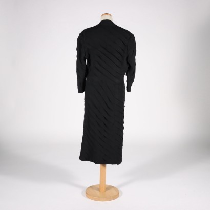 Robe Vintage Soie Italie Années 1940-1950