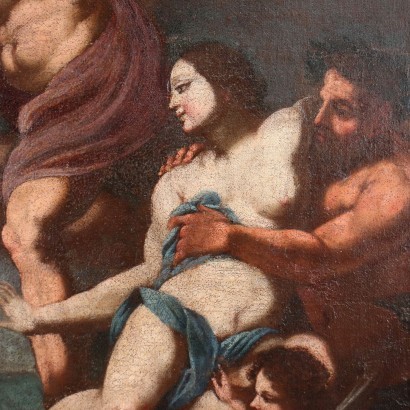 Neptune and Amphitrite Oil on Canvas Italy XVIII Century