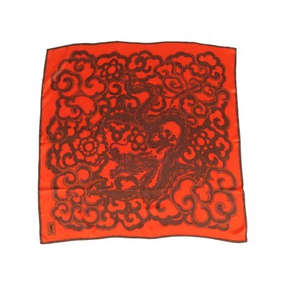 Yves Saint Laurent Foulard, Vintage Paris, 90er Jahre, Fashion Foulard, Vintage Fashion