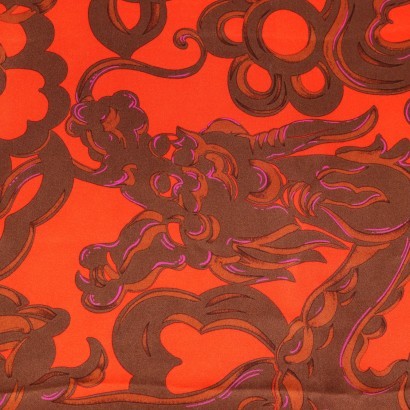 foulard Yves Saint Laurent, vintage Parigi, anni 90, foulard moda, moda vintage