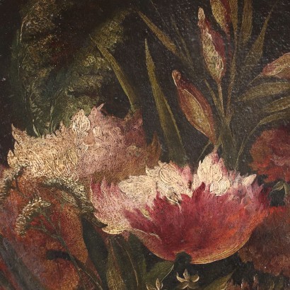 Floral Composition Oil on Canvas XVIII Century