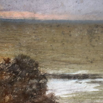 Pastel on Cardboard by Ernest A. Duez XIX Century