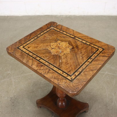 Coffee Table Walnut Maple Italy 20th Century