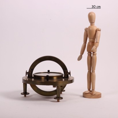 Galvanometer Messing England XIX Jhd