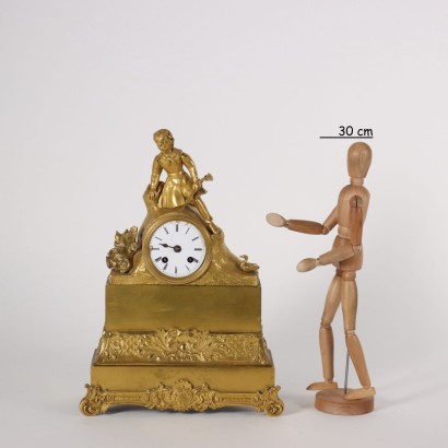 Countertop Clock Gilded Bronze France XIX Cent.