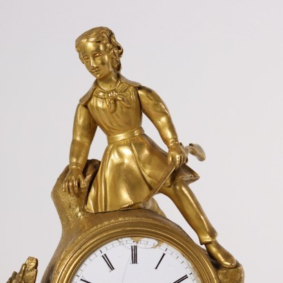 Countertop Clock Gilded Bronze France XIX Cent.