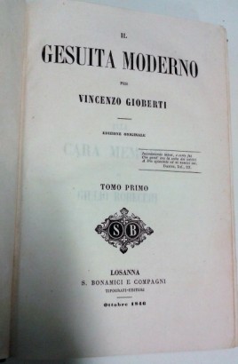 El jesuita moderno. Edición original