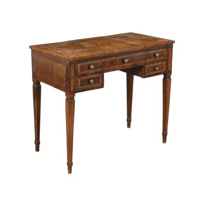 Neoclassical Dressing Table Maple Rosewood Italy XVIII Century