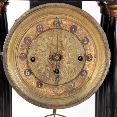 antiquariato, orologio, antiquariato orologio, orologio antico, orologio antico italiano, orologio di antiquariato, orologio neoclassico, orologio del 800, orologio a pendolo, orologio da parete,Orologio a Tempietto