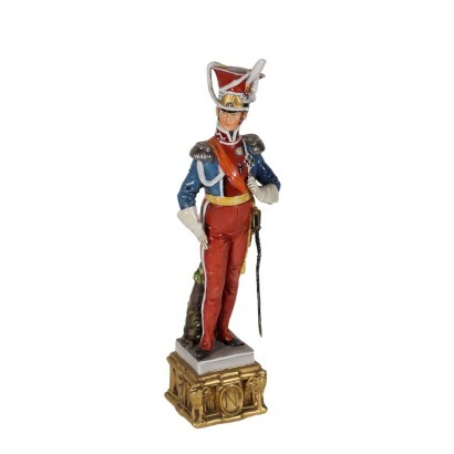 Soldat Porcelaine Naples (Italie) '900