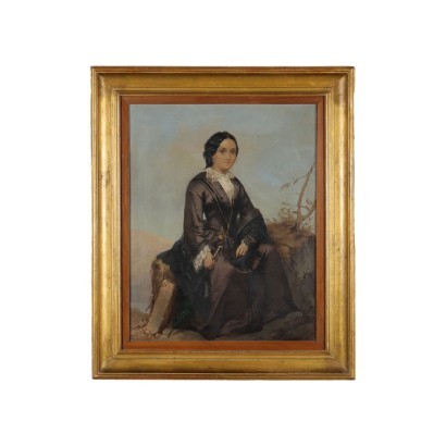 Oil on Canvas Italy XIX Century.