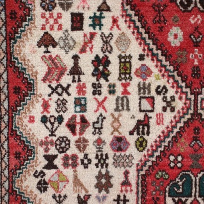 Shiraz-Teppich Baumwolle Wolle Persien 1980er