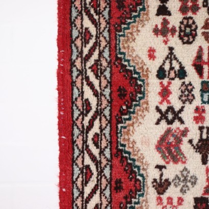 Tapis Shiraz Coton Laine Perse Années 1980