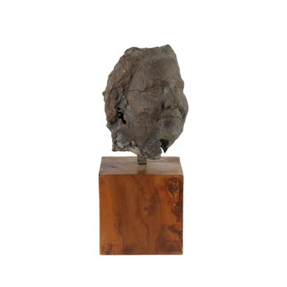 Skulptur von Raffaello Consortini Bronze Holz Italien XX Jhd