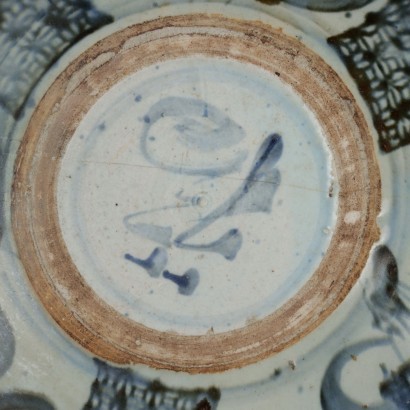 Gruppe von 6 Keramikplatten China XIX Jhd