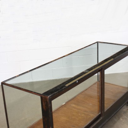 Display Cabinet Wood Glass Italy '30s-'40s