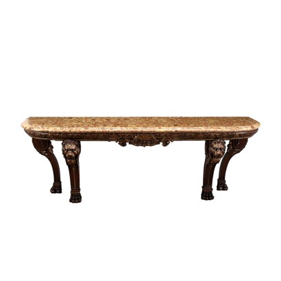 Neoclassical Style Console Oak France XIX-XX Century