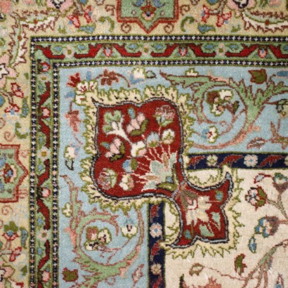 Jaipur Teppich Wolle Baumwolle Indien 1980er-90er