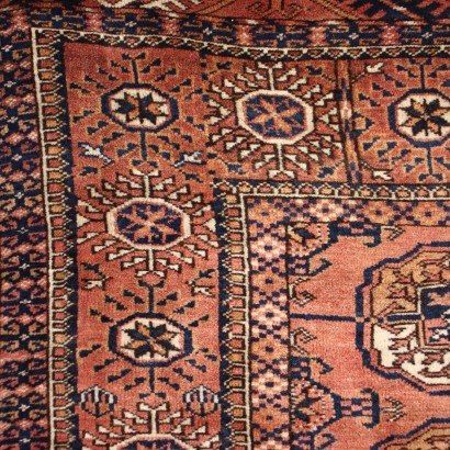 Tapis Boukhara Noeud Fin Laine - Turkmenistan Années 1940